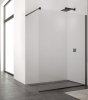 Ronal Sanswiss Easy Black Ścianka prysznicowa Walk-in 150x200 cm profile czarny mat szkło przezroczyste Aquaperle STR4P1500607